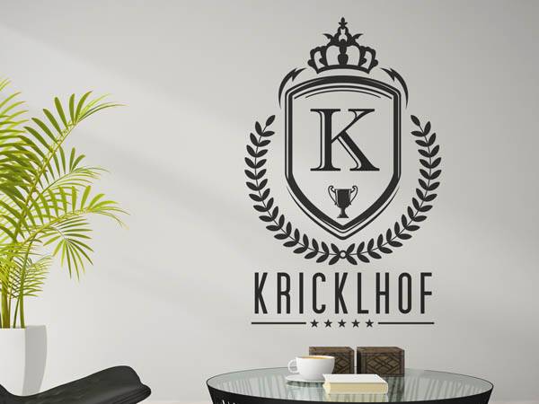 Wandtattoo Kricklhof Wappen