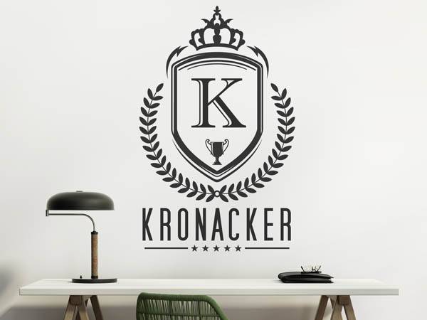 Wandtattoo Kronacker Wappen