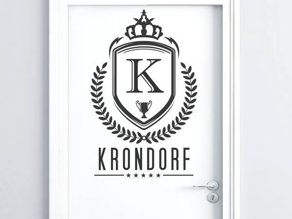 Wandtattoo Krondorf Wappen