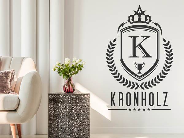 Wandtattoo Kronholz Wappen