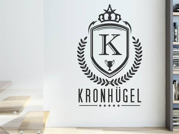Wandtattoo Kronhügel Wappen