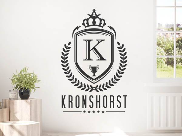 Wandtattoo Kronshorst Wappen