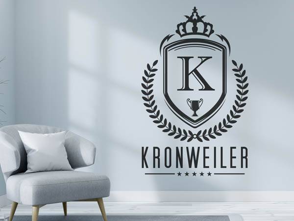 Wandtattoo Kronweiler Wappen