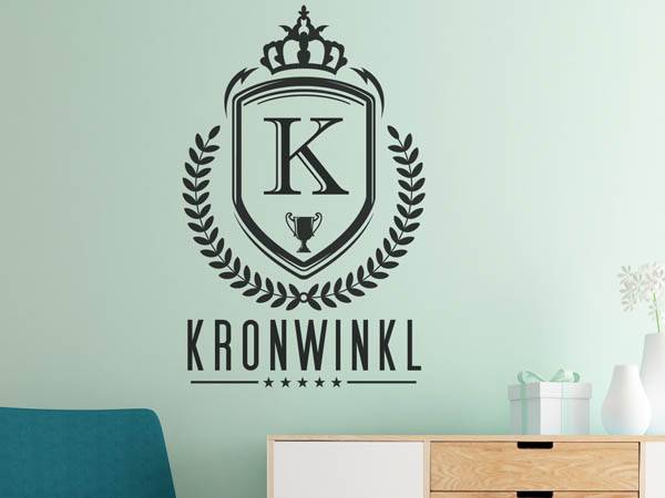 Wandtattoo Kronwinkl Wappen