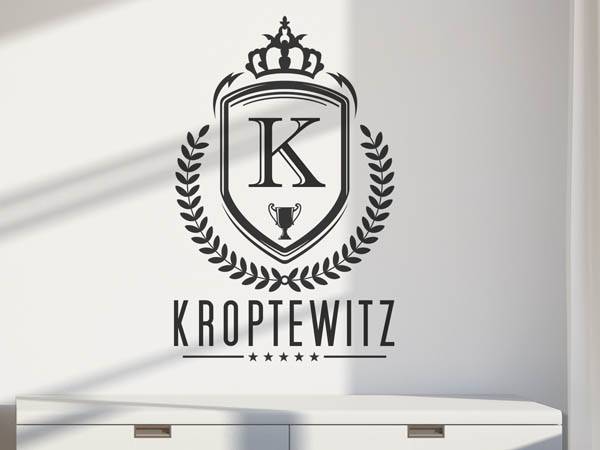 Wandtattoo Kroptewitz Wappen