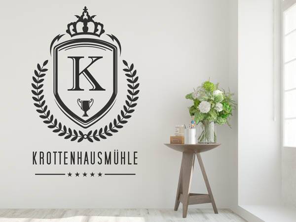 Wandtattoo Krottenhausmühle Wappen