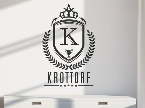 Wandtattoo Krottorf Wappen
