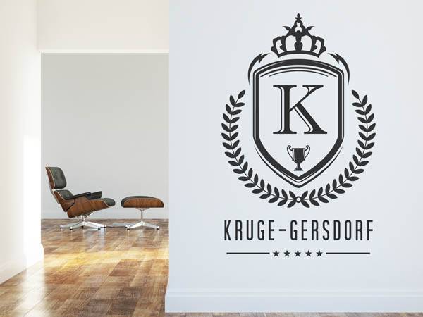 Wandtattoo Kruge-Gersdorf Wappen