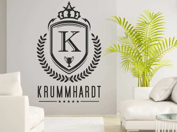 Wandtattoo Krummhardt Wappen