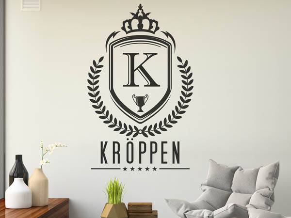 Wandtattoo Kröppen Wappen