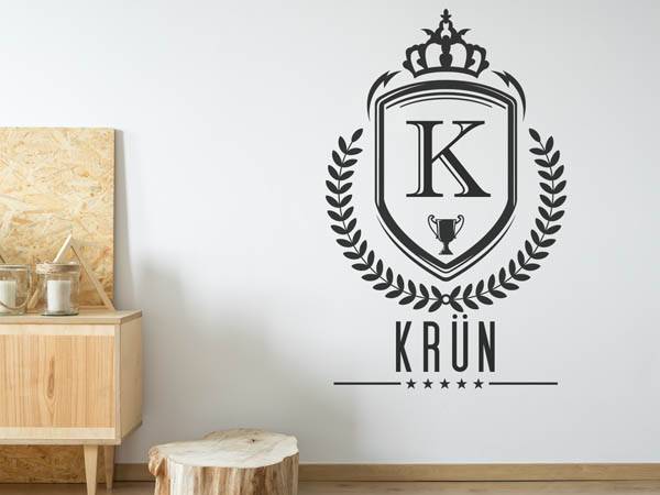 Wandtattoo Krün Wappen