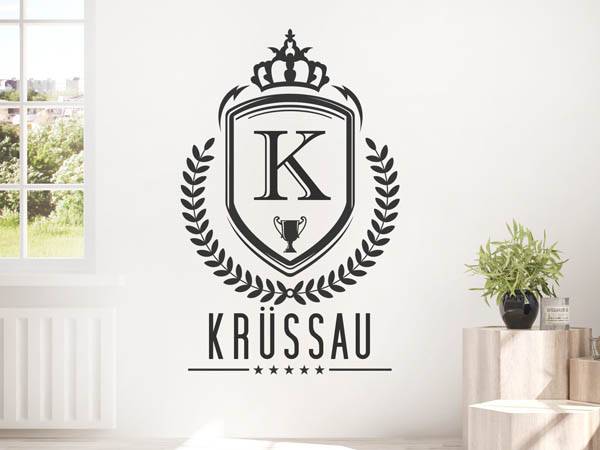 Wandtattoo Krüssau Wappen