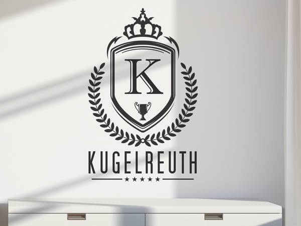 Wandtattoo Kugelreuth Wappen