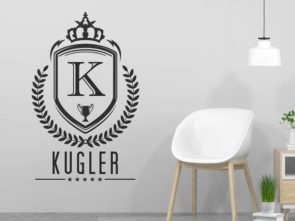 Wandtattoo Kugler Wappen