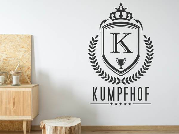 Wandtattoo Kumpfhof Wappen