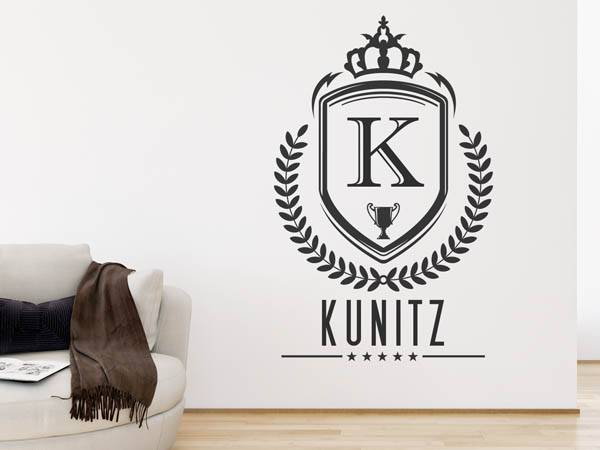 Wandtattoo Kunitz Wappen