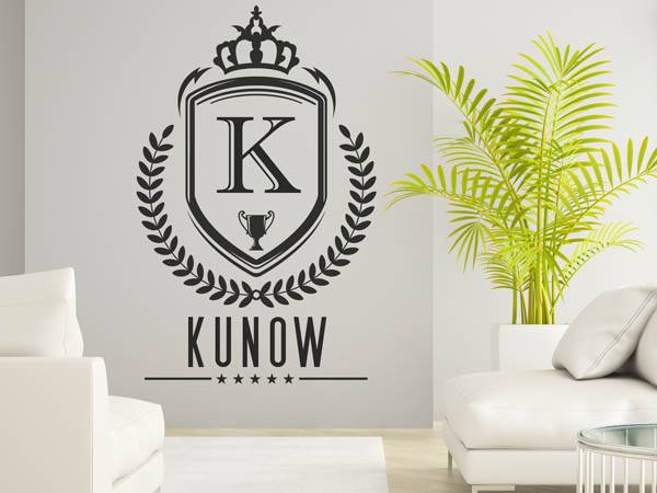 Wandtattoo Kunow Wappen