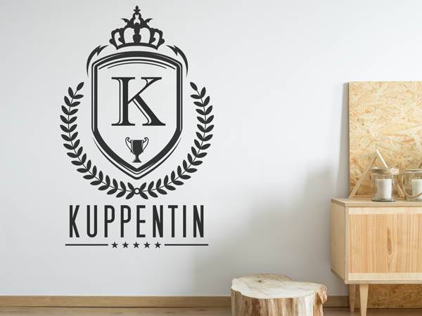 Wandtattoo Kuppentin Wappen