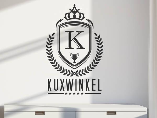 Wandtattoo Kuxwinkel Wappen