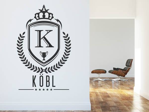Wandtattoo Köbl Wappen