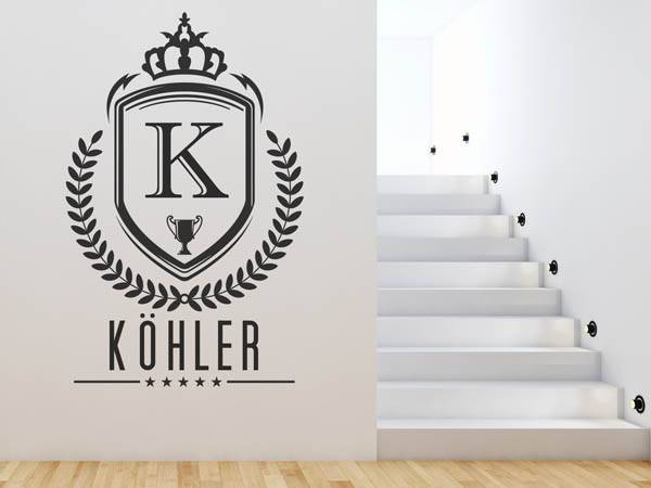 Wandtattoo Köhler Wappen