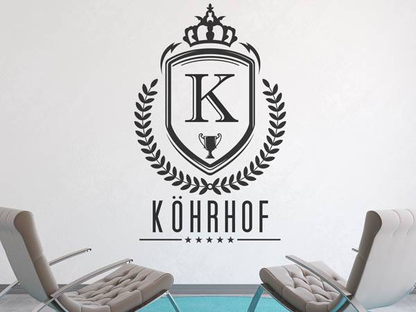 Wandtattoo Köhrhof Wappen