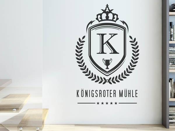 Wandtattoo Königsroter Mühle Wappen
