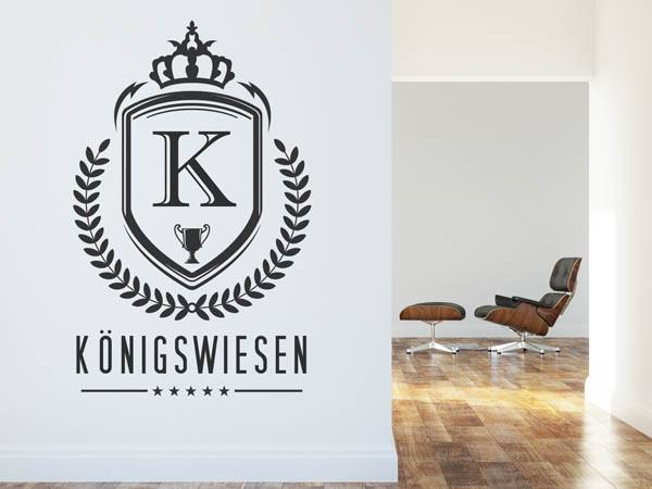 Wandtattoo Königswiesen Wappen