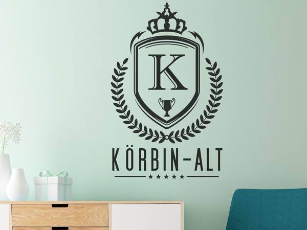 Wandtattoo Körbin-Alt Wappen