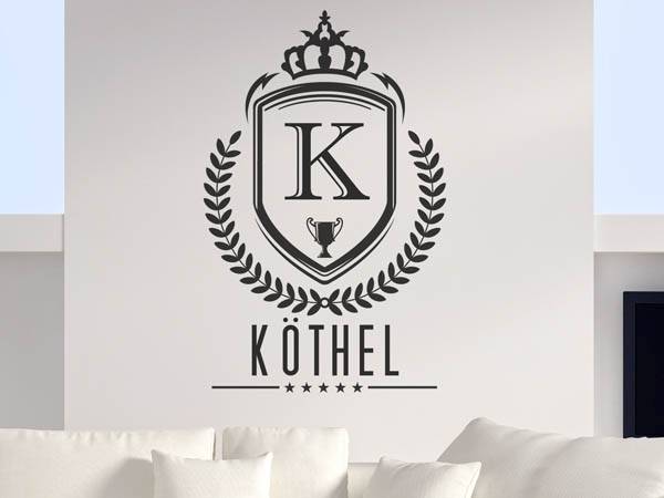 Wandtattoo Köthel Wappen