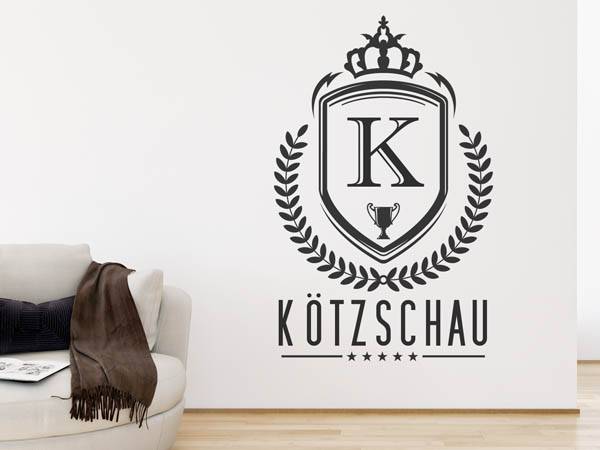 Wandtattoo Kötzschau Wappen