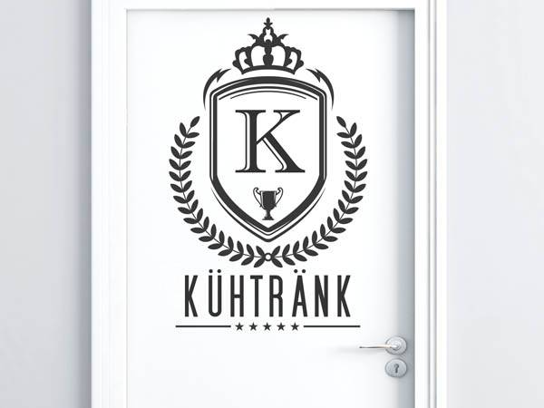 Wandtattoo Kühtränk Wappen