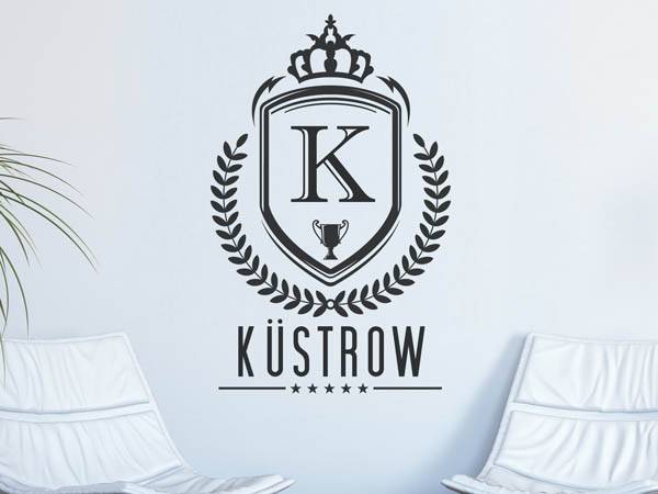 Wandtattoo Küstrow Wappen