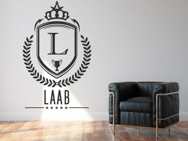 Wandtattoo Laab Wappen