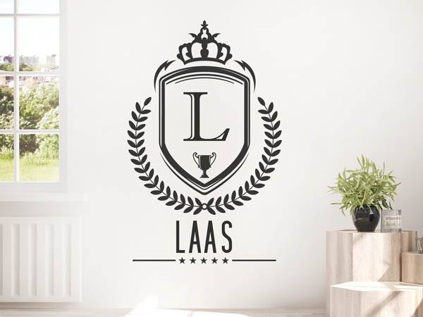 Wandtattoo Laas Wappen