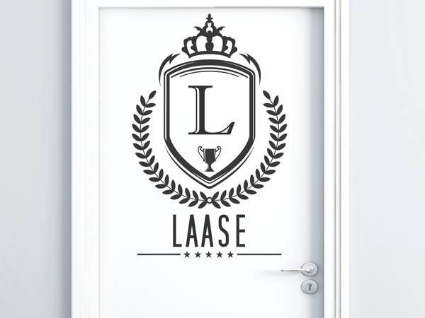 Wandtattoo Laase Wappen