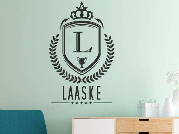 Wandtattoo Laaske Wappen