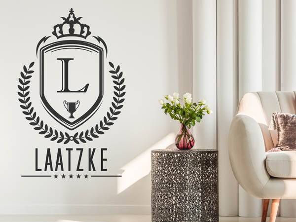 Wandtattoo Laatzke Wappen