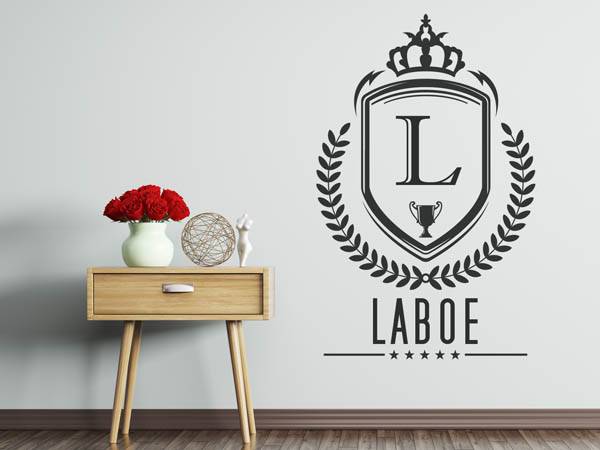 Wandtattoo Laboe Wappen