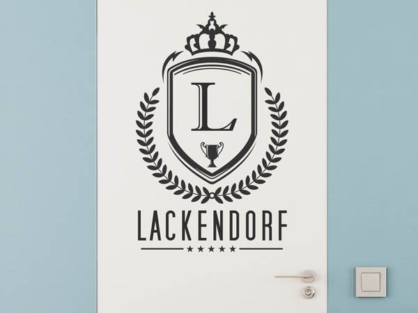 Wandtattoo Lackendorf Wappen