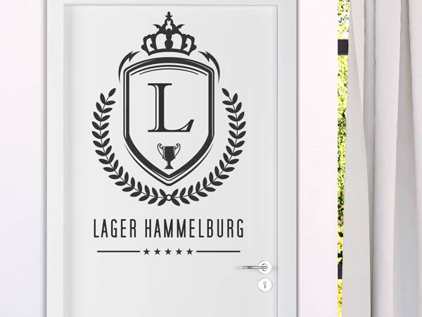 Wandtattoo Lager Hammelburg Wappen