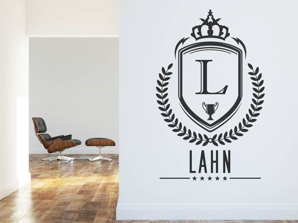 Wandtattoo Lahn Wappen