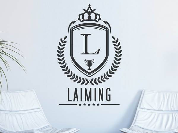 Wandtattoo Laiming Wappen