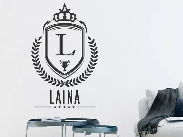 Wandtattoo Laina Wappen