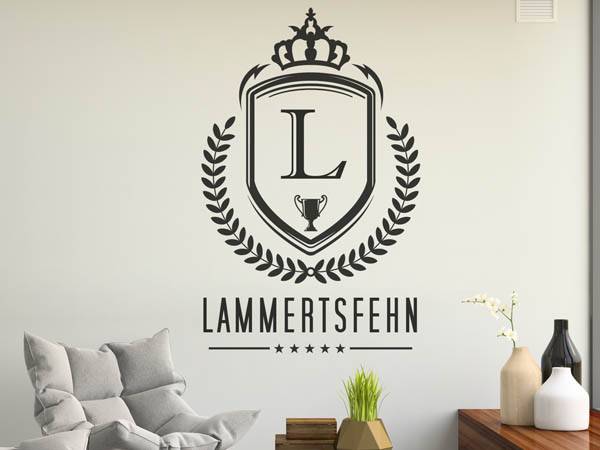Wandtattoo Lammertsfehn Wappen