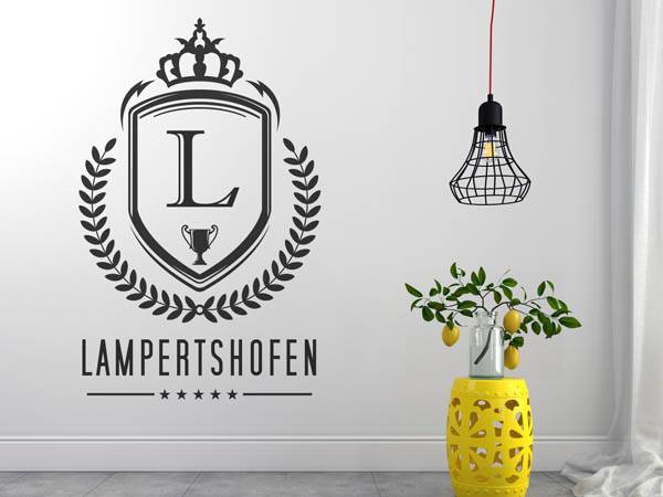 Wandtattoo Lampertshofen Wappen