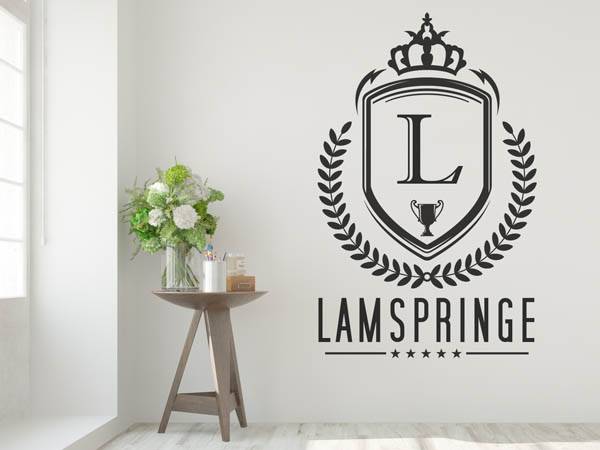 Wandtattoo Lamspringe Wappen