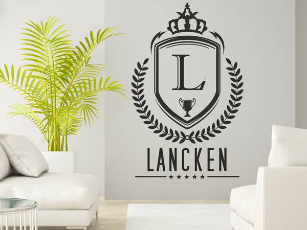 Wandtattoo Lancken Wappen