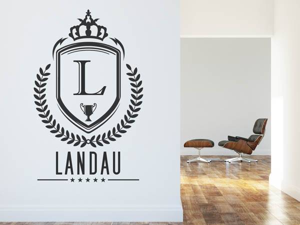 Wandtattoo Landau Wappen
