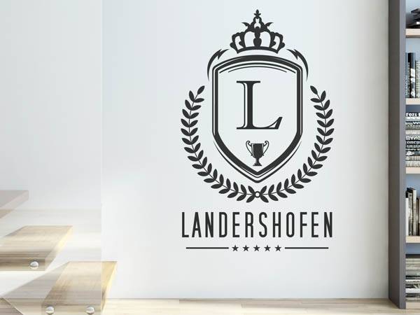 Wandtattoo Landershofen Wappen